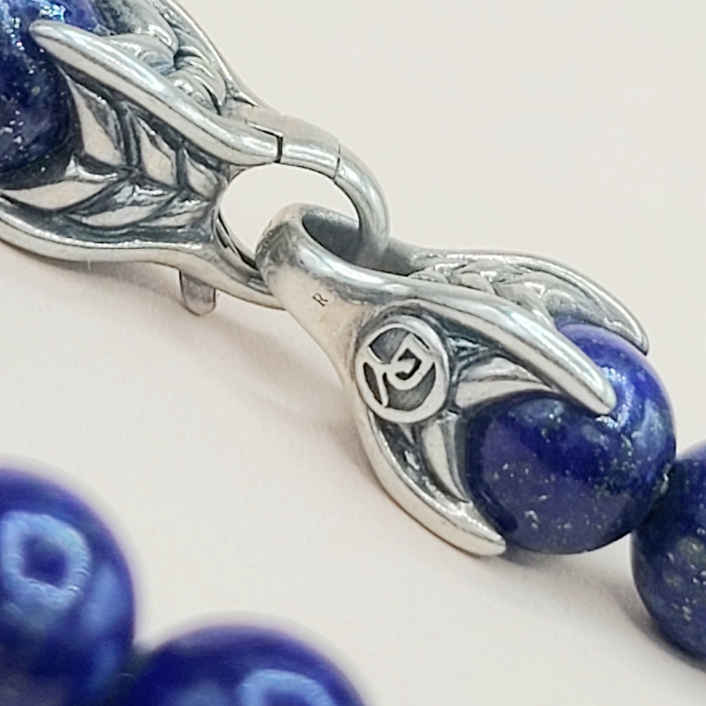 David Yurman Spiritual Beads Bracelet With Lapis Lazuli - Picture 7 of 9